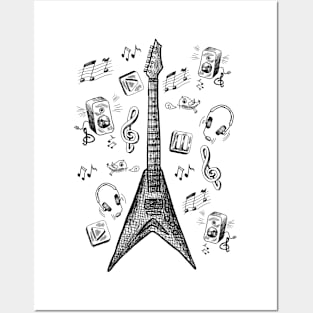 Guitar, Music and Fun Posters and Art